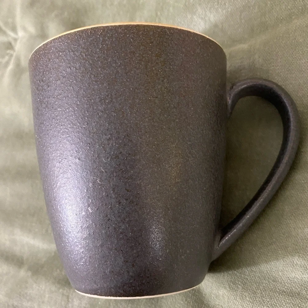 Sango Ebony Flair #4927 coffee cup mug pottery UNM